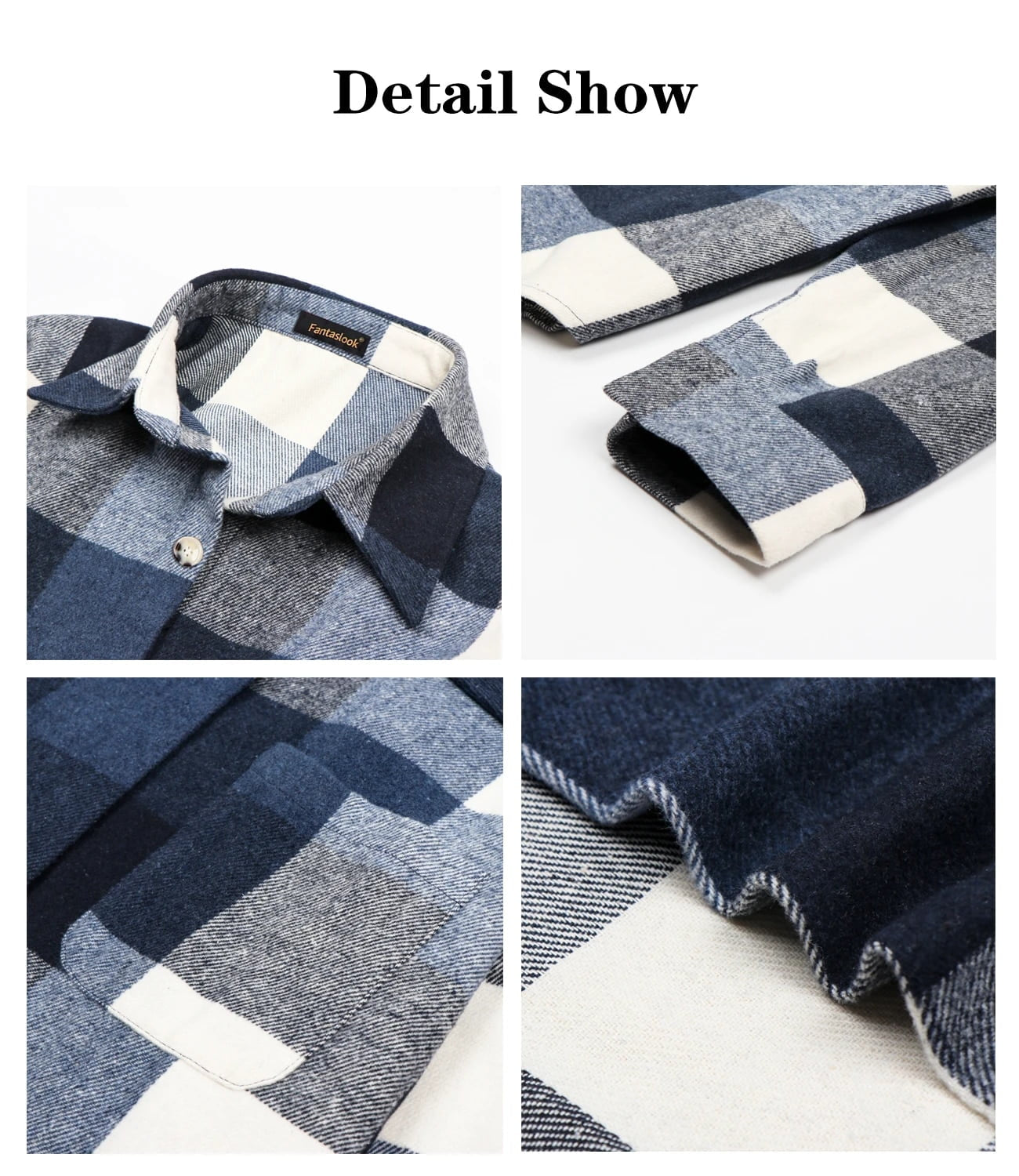 Womens Plaid Shirts Flannel Shacket Jacket Long Sleeve Button down Boyfriend Shirt Coats