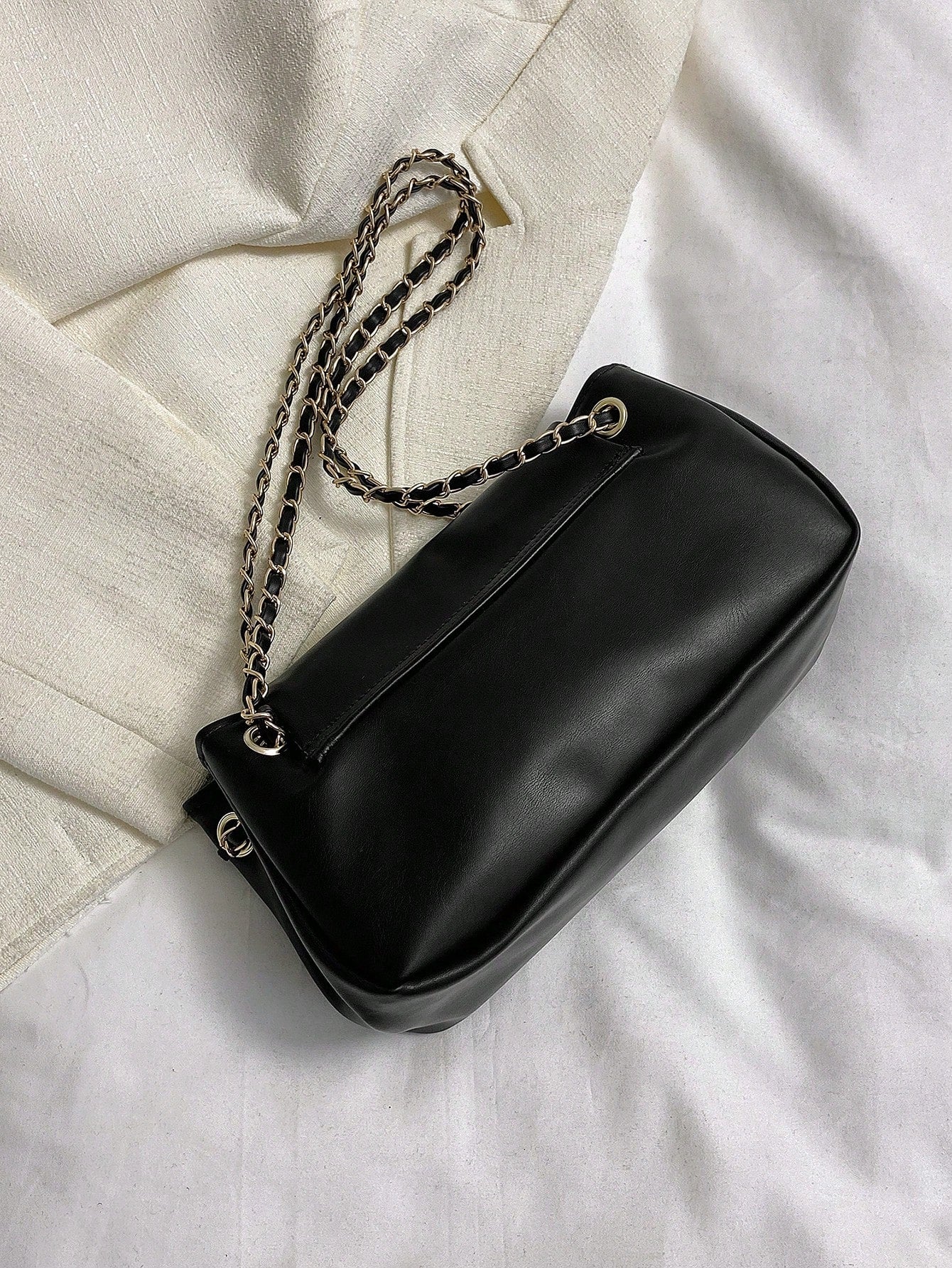 Minimalist Flap Square Bag Chain